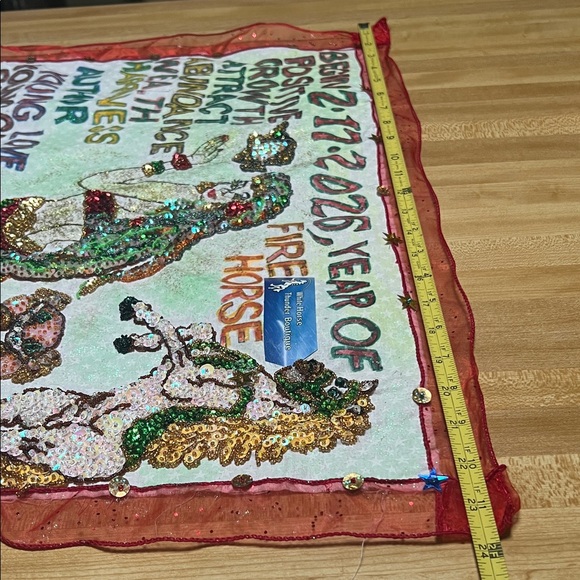 #0902* Colorful Mermaid Tails Of Mia ( fictional) “24 X 24” Unframed Wall Decor - Picture 4 of 5